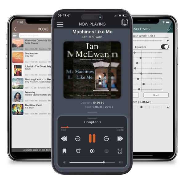 Download fo free audiobook Machines Like Me by Ian McEwan and listen anywhere on your iOS devices in the ListenBook app.
