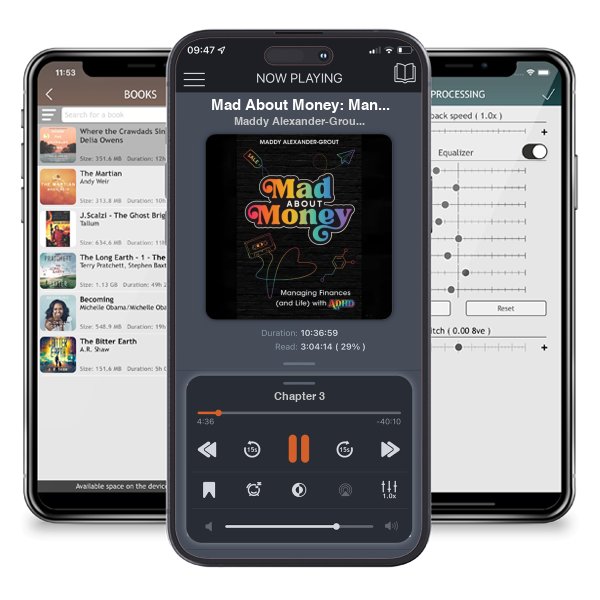 Download fo free audiobook Mad About Money: Managing finances (and life) with ADHD by Maddy Alexander-Grout and listen anywhere on your iOS devices in the ListenBook app.