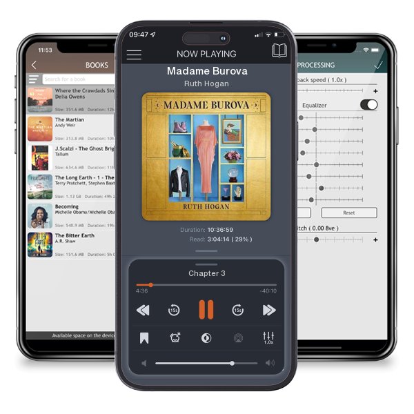 Download fo free audiobook Madame Burova by Ruth Hogan and listen anywhere on your iOS devices in the ListenBook app.