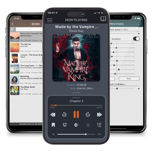 Download fo free audiobook Made by the Vampire King by Roxie Ray and listen anywhere on your iOS devices in the ListenBook app.