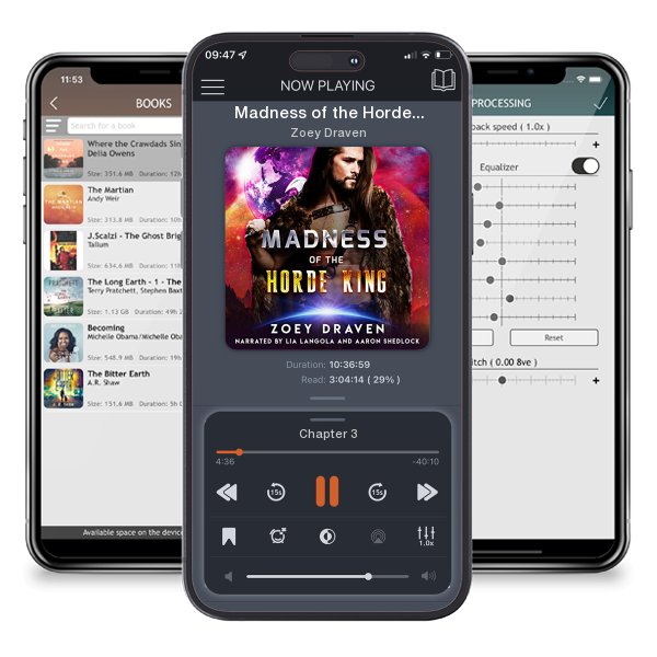 Download fo free audiobook Madness of the Horde King by Zoey Draven and listen anywhere on your iOS devices in the ListenBook app.