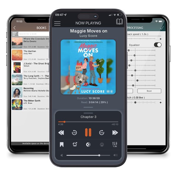 Download fo free audiobook Maggie Moves on by Lucy Score and listen anywhere on your iOS devices in the ListenBook app.
