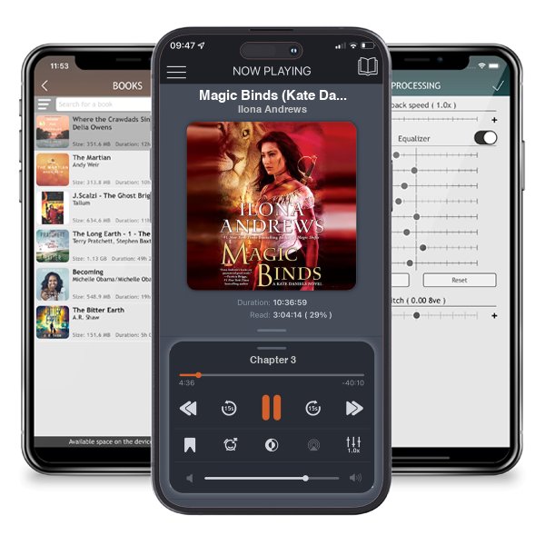 Download fo free audiobook Magic Binds (Kate Daniels, #9) by Ilona Andrews and listen anywhere on your iOS devices in the ListenBook app.