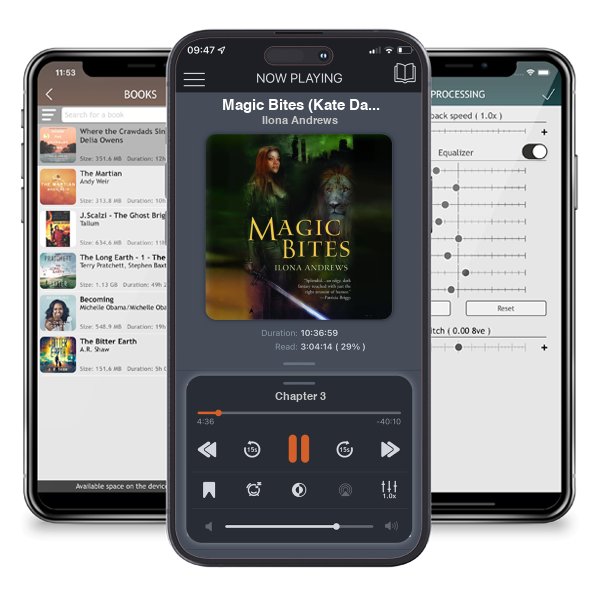 Download fo free audiobook Magic Bites (Kate Daniels, #1) by Ilona Andrews and listen anywhere on your iOS devices in the ListenBook app.