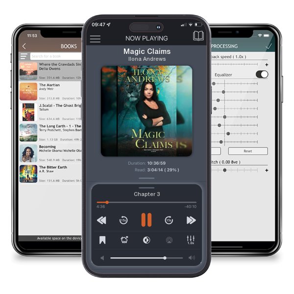 Download fo free audiobook Magic Claims by Ilona Andrews and listen anywhere on your iOS devices in the ListenBook app.