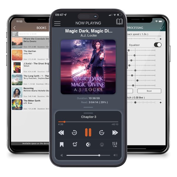 Download fo free audiobook Magic Dark, Magic Divine (Warrior of the Divine Sword, #1) by A.J. Locke and listen anywhere on your iOS devices in the ListenBook app.