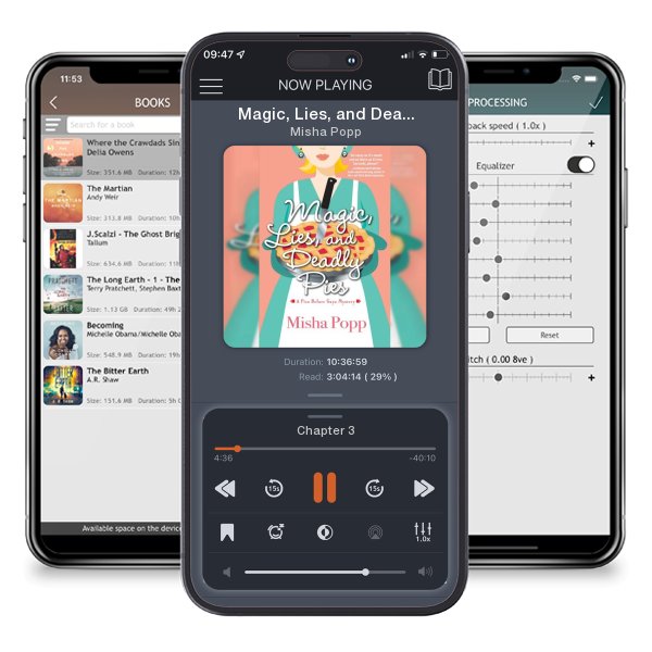 Download fo free audiobook Magic, Lies, and Deadly Pies by Misha Popp and listen anywhere on your iOS devices in the ListenBook app.