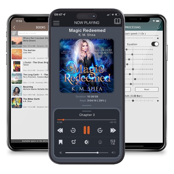 Download fo free audiobook Magic Redeemed by K. M. Shea and listen anywhere on your iOS devices in the ListenBook app.