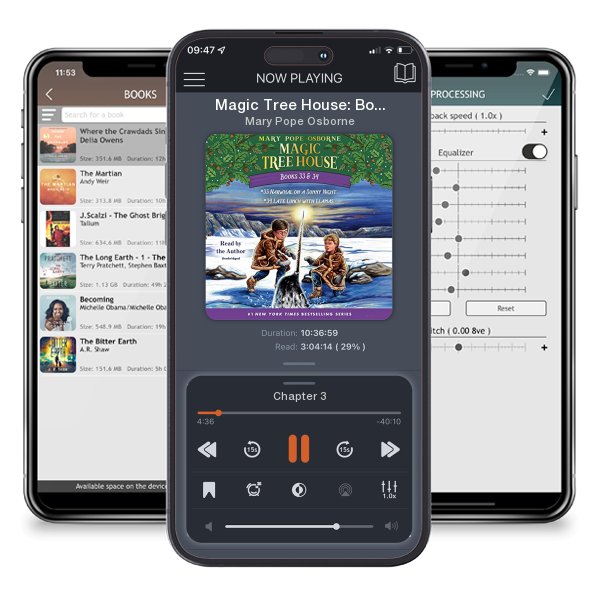 Download fo free audiobook Magic Tree House: Books 33 & 34 by Mary Pope Osborne and listen anywhere on your iOS devices in the ListenBook app.