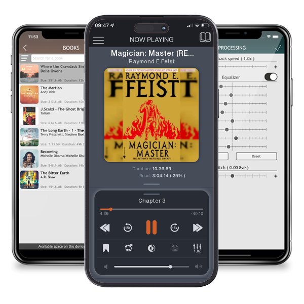 Download fo free audiobook Magician: Master (REV BANTAM) by Raymond E Feist and listen anywhere on your iOS devices in the ListenBook app.