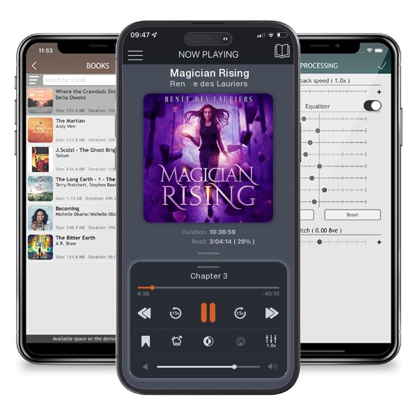 Download fo free audiobook Magician Rising by Renée des Lauriers and listen anywhere on your iOS devices in the ListenBook app.