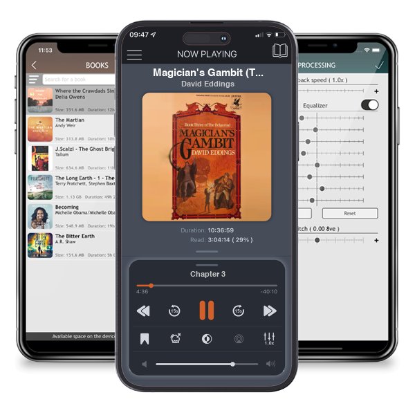 Download fo free audiobook Magician\'s Gambit (The Belgariad #3) by David Eddings and listen anywhere on your iOS devices in the ListenBook app.
