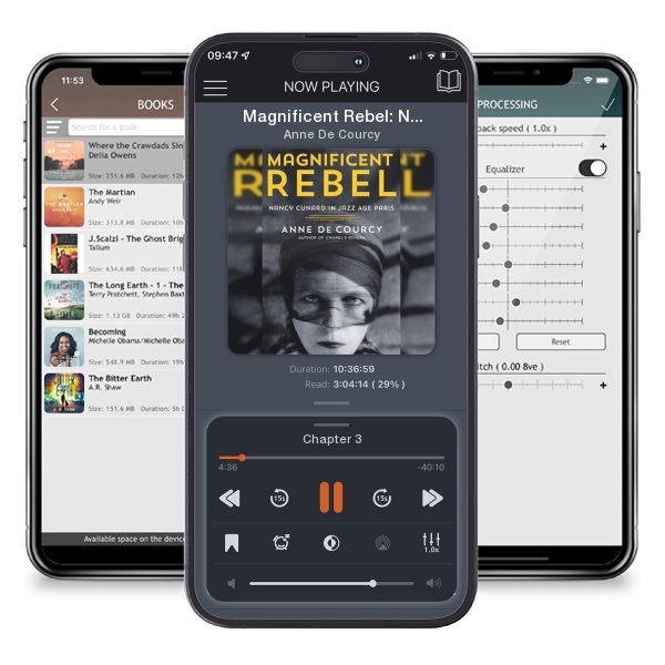 Download fo free audiobook Magnificent Rebel: Nancy Cunard in Jazz Age Paris by Anne De Courcy and listen anywhere on your iOS devices in the ListenBook app.