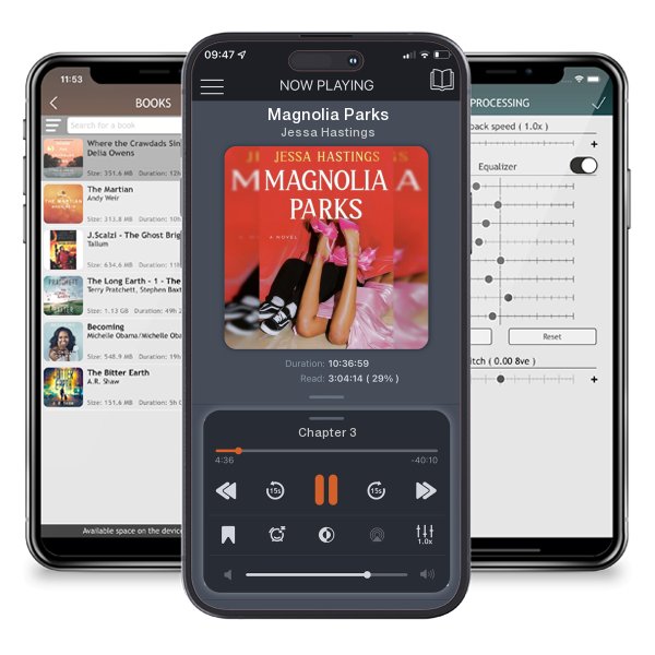 Download fo free audiobook Magnolia Parks by Jessa Hastings and listen anywhere on your iOS devices in the ListenBook app.
