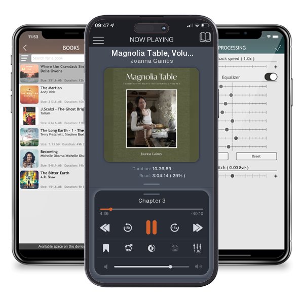 Download fo free audiobook Magnolia Table, Volume 3: A Collection of Recipes for Gathering by Joanna Gaines and listen anywhere on your iOS devices in the ListenBook app.