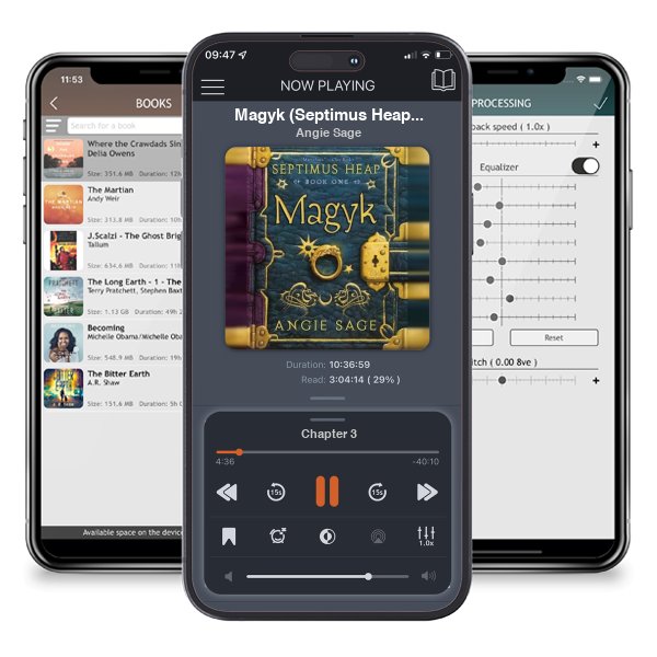 Download fo free audiobook Magyk (Septimus Heap, #1) by Angie Sage and listen anywhere on your iOS devices in the ListenBook app.
