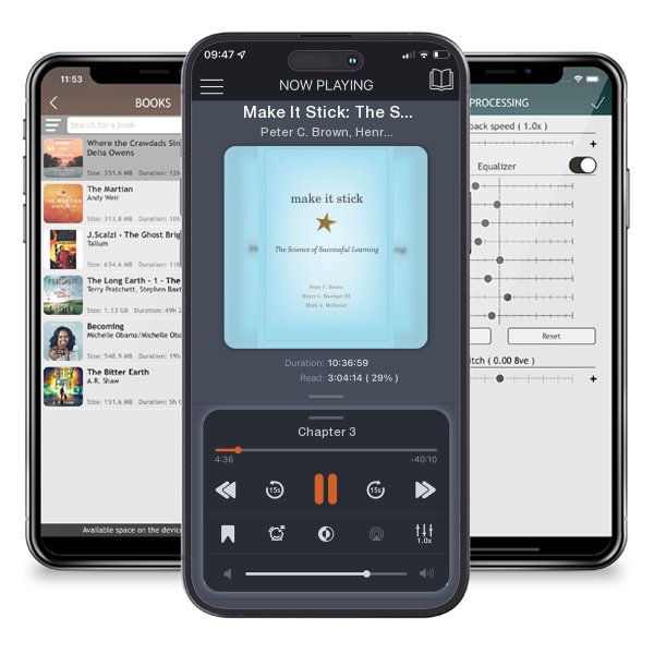 Download fo free audiobook Make It Stick: The Science of Successful Learning by Peter C. Brown, Henry L. Roediger,  et al. and listen anywhere on your iOS devices in the ListenBook app.