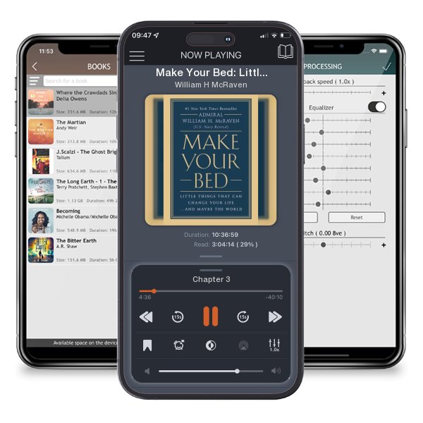 Download fo free audiobook Make Your Bed: Little Things That Can Change Your Life...and... by William H McRaven and listen anywhere on your iOS devices in the ListenBook app.