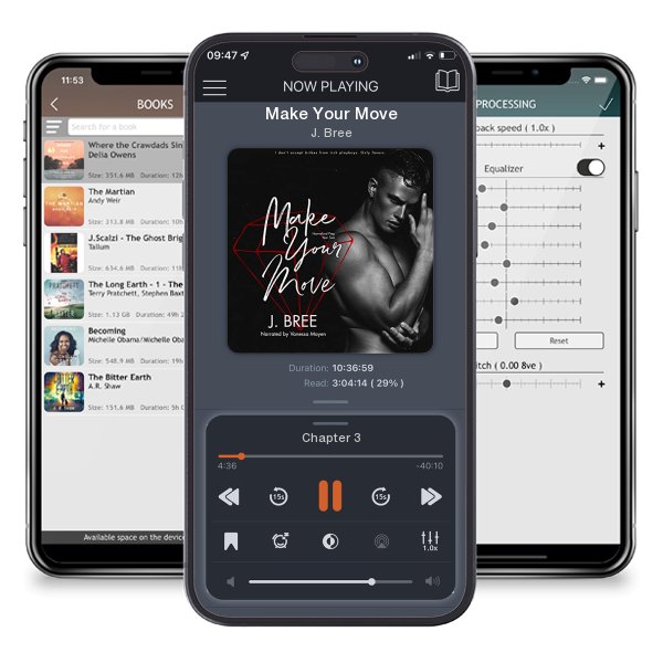 Download fo free audiobook Make Your Move by J. Bree and listen anywhere on your iOS devices in the ListenBook app.