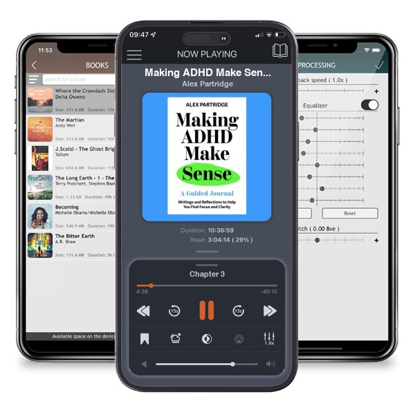 Download fo free audiobook Making ADHD Make Sense: A Guided Journal by Alex Partridge and listen anywhere on your iOS devices in the ListenBook app.