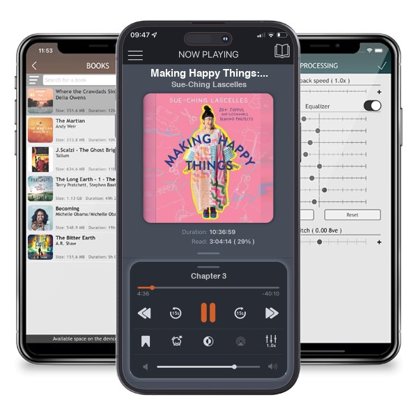 Download fo free audiobook Making Happy Things: 20+ Joyful and Sustainable Sewing Projects by Sue-Ching Lascelles and listen anywhere on your iOS devices in the ListenBook app.