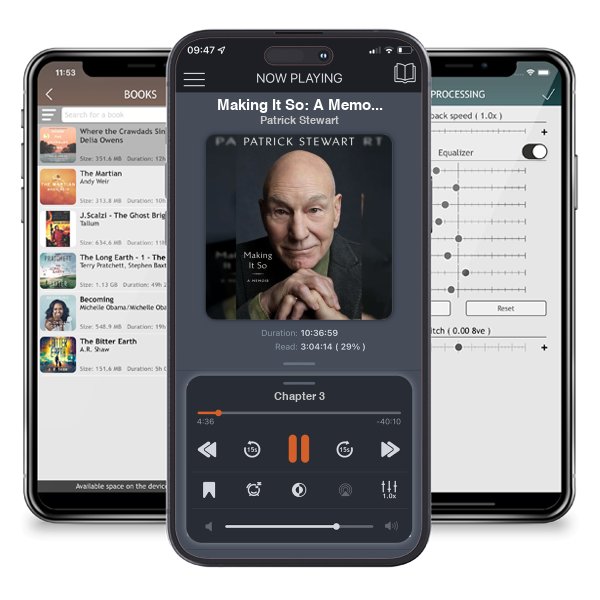 Download fo free audiobook Making It So: A Memoir by Patrick Stewart and listen anywhere on your iOS devices in the ListenBook app.