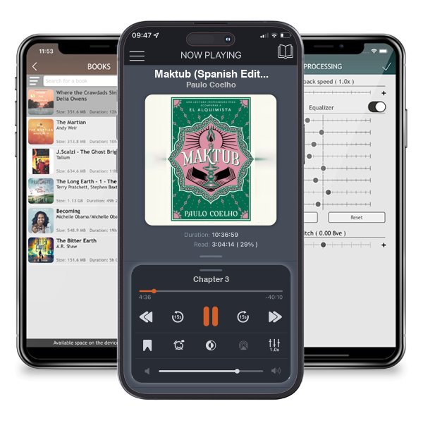 Descargar audiolibro gratis Maktub (Spanish Edition) by Paulo Coelho y escuchar en cualquier lugar en sus dispositivos iOS en la aplicación ListenBook.