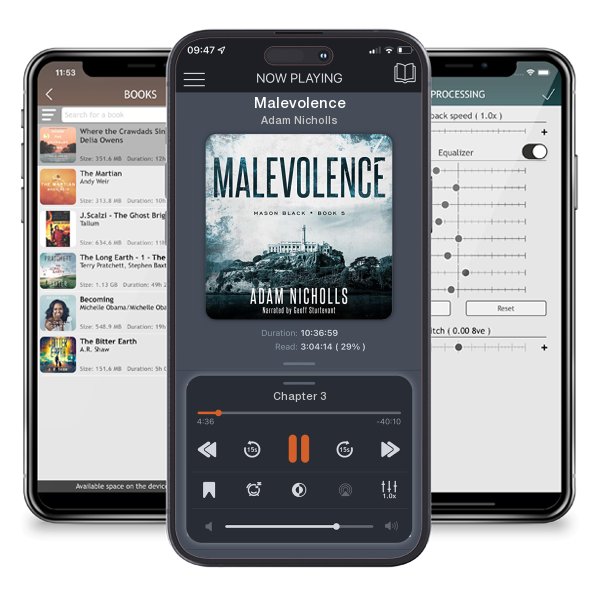 Download fo free audiobook Malevolence by Adam Nicholls and listen anywhere on your iOS devices in the ListenBook app.