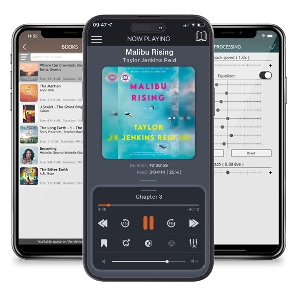 Download fo free audiobook Malibu Rising by Taylor Jenkins Reid and listen anywhere on your iOS devices in the ListenBook app.