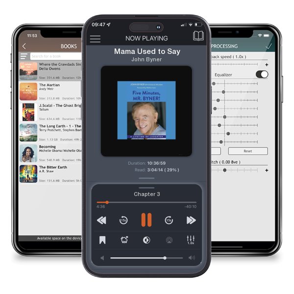 Download fo free audiobook Mama Used to Say by John Byner and listen anywhere on your iOS devices in the ListenBook app.