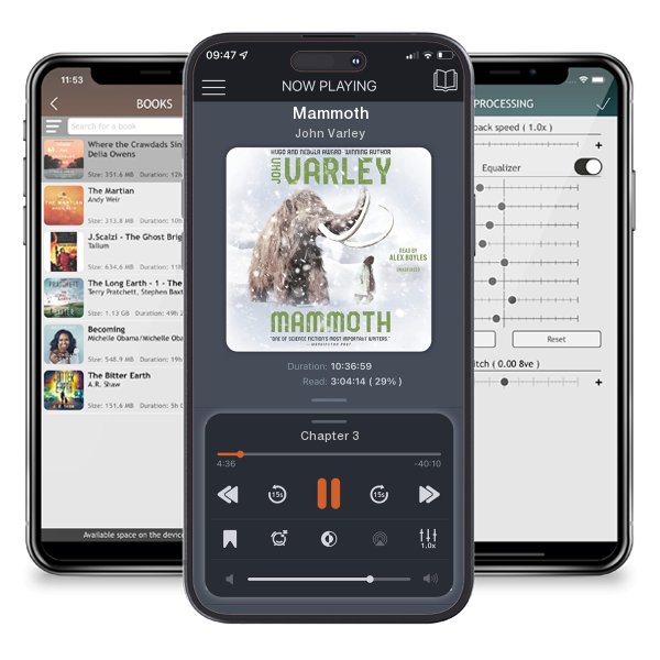 Download fo free audiobook Mammoth by John Varley and listen anywhere on your iOS devices in the ListenBook app.