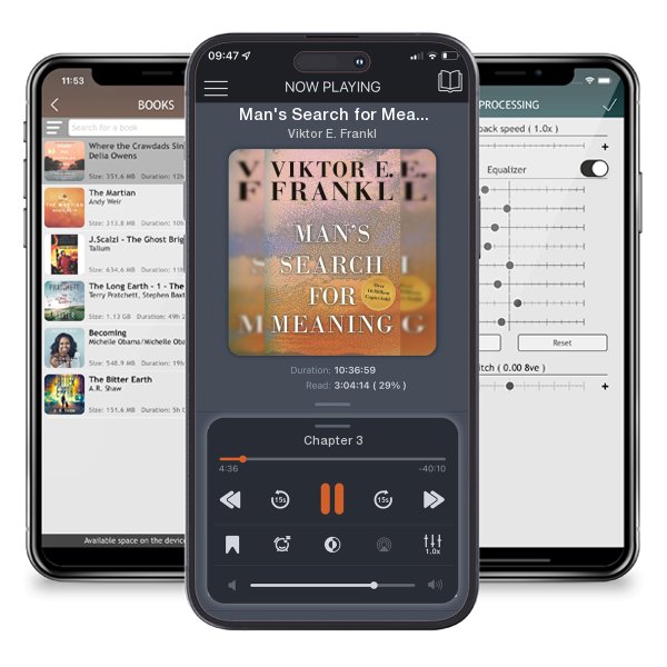 Download fo free audiobook Man's Search for Meaning by Viktor E. Frankl and listen anywhere on your iOS devices in the ListenBook app.