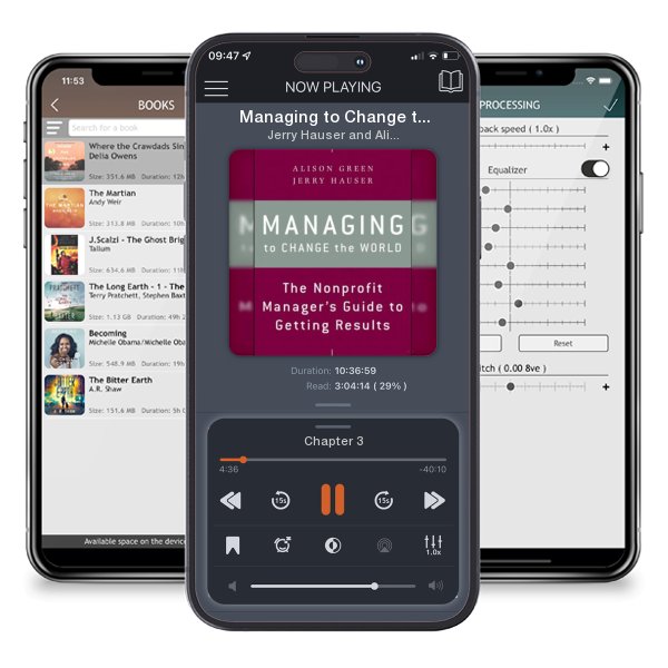 Download fo free audiobook Managing to Change the World: The Nonprofit Manager's Guide... by Jerry Hauser and Alison Green and listen anywhere on your iOS devices in the ListenBook app.