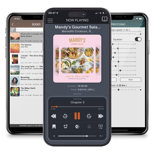 Download fo free audiobook Mandy's Gourmet Salads: Recipes for Lettuce and Life by Meredith Erickson, Rebecca Wolfe, et al. and listen anywhere on your iOS devices in the ListenBook app.
