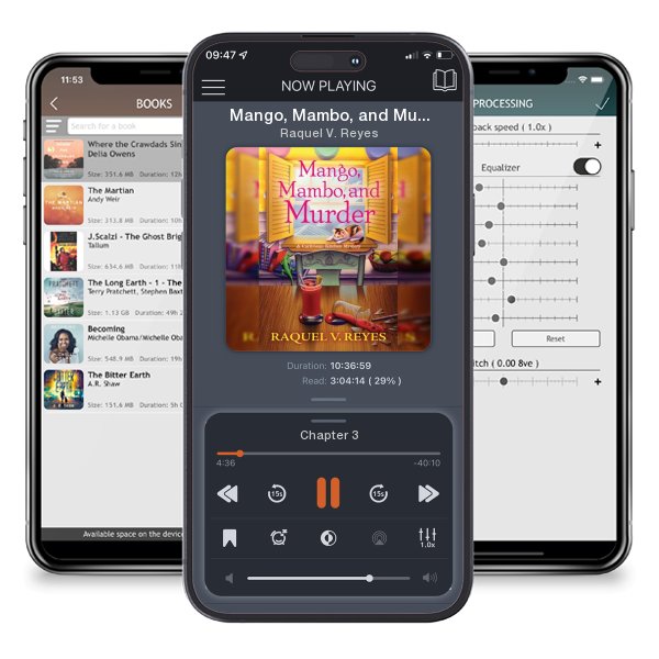 Download fo free audiobook Mango, Mambo, and Murder by Raquel V. Reyes and listen anywhere on your iOS devices in the ListenBook app.