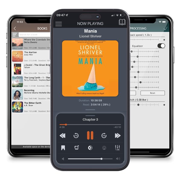 Download fo free audiobook Mania by Lionel Shriver and listen anywhere on your iOS devices in the ListenBook app.