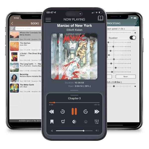 Download fo free audiobook Maniac of New York by Elliott Kalan and listen anywhere on your iOS devices in the ListenBook app.