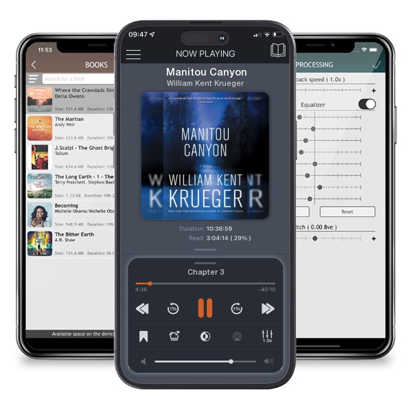 Download fo free audiobook Manitou Canyon by William Kent Krueger and listen anywhere on your iOS devices in the ListenBook app.