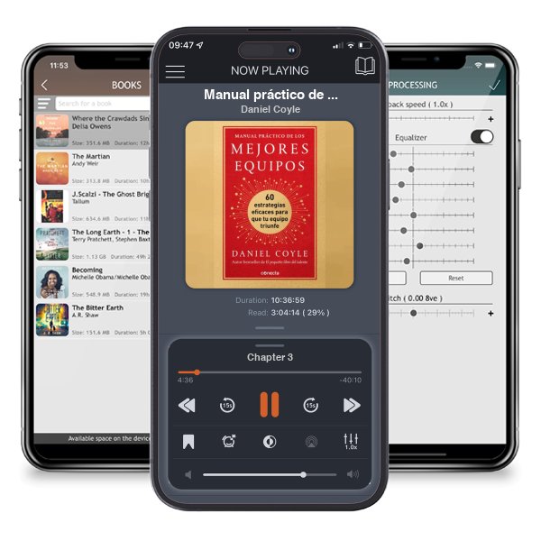 Descargar audiolibro gratis Manual práctico de los mejores equipos: 60 estrategias eficaces para que tu equi po triunfe / The Culture Playbook by Daniel Coyle y escuchar en cualquier lugar en sus dispositivos iOS en la aplicación ListenBook.