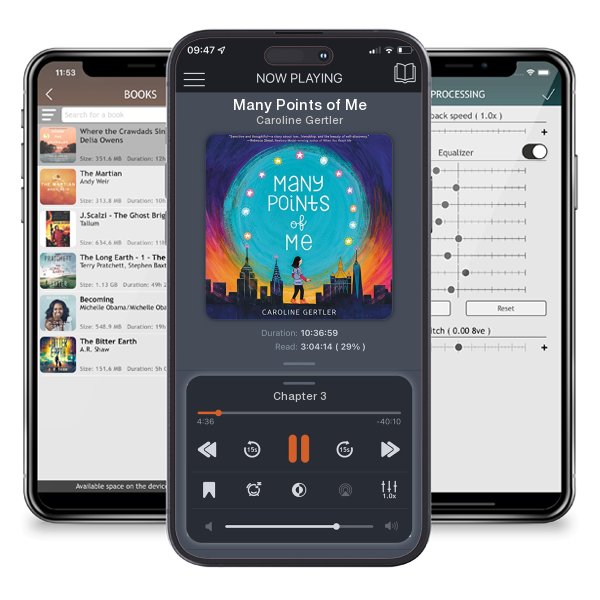 Download fo free audiobook Many Points of Me by Caroline Gertler and listen anywhere on your iOS devices in the ListenBook app.