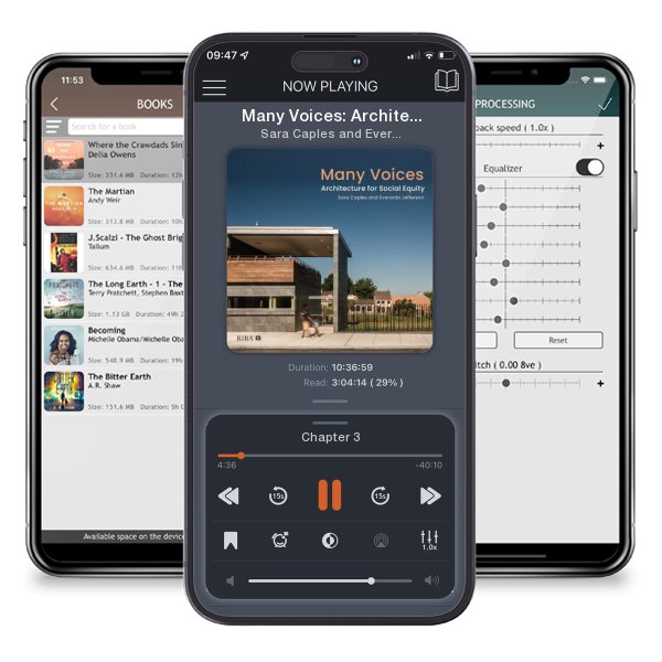 Download fo free audiobook Many Voices: Architecture for Social Equity by Sara Caples and Everardo Jefferson and listen anywhere on your iOS devices in the ListenBook app.
