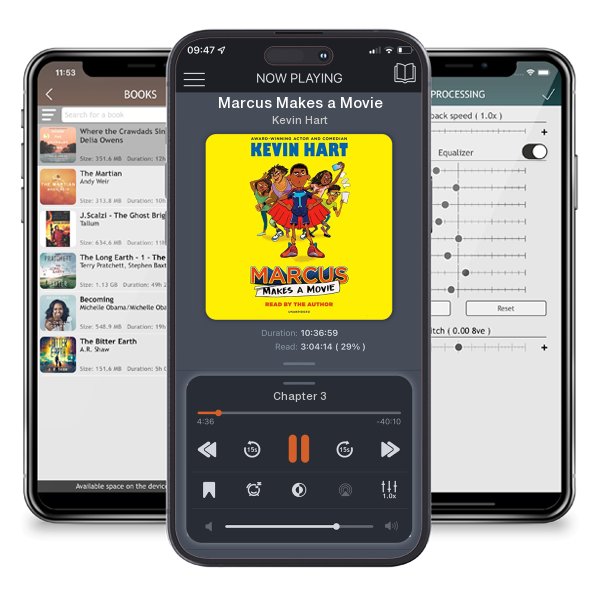Download fo free audiobook Marcus Makes a Movie by Kevin Hart and listen anywhere on your iOS devices in the ListenBook app.