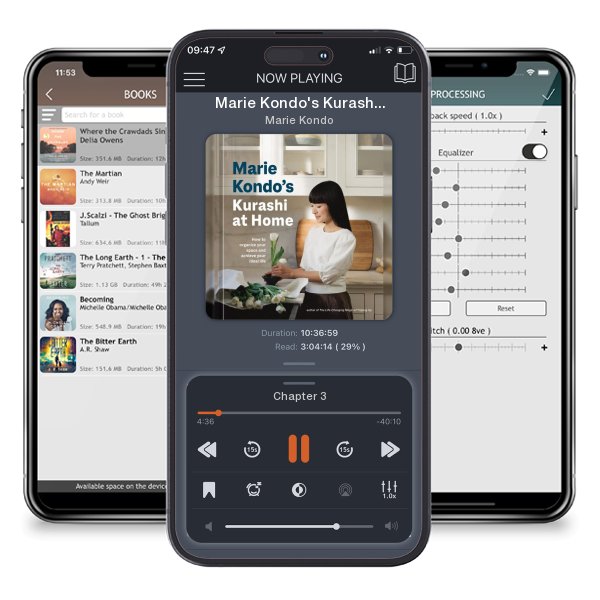 Download fo free audiobook Marie Kondo's Kurashi at Home: How to Organize Your Space and... by Marie Kondo and listen anywhere on your iOS devices in the ListenBook app.