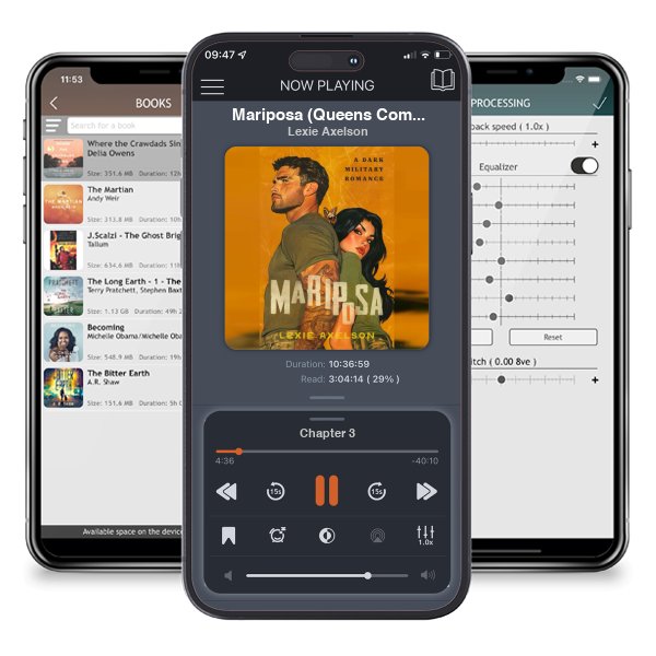 Download fo free audiobook Mariposa (Queens Command) by Lexie Axelson and listen anywhere on your iOS devices in the ListenBook app.
