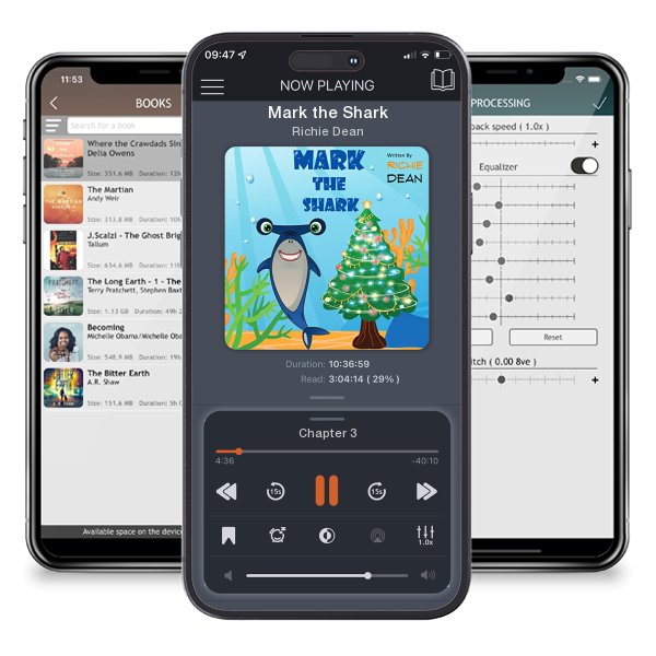 Download fo free audiobook Mark the Shark by Richie Dean and listen anywhere on your iOS devices in the ListenBook app.