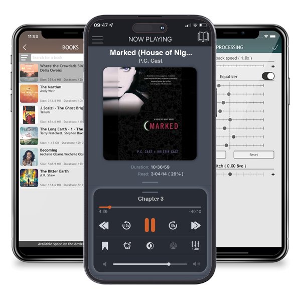 Download fo free audiobook Marked (House of Night, #1) by P.C. Cast and listen anywhere on your iOS devices in the ListenBook app.