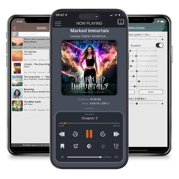 Download fo free audiobook Marked Immortals by Lacey Carter Andersen and listen anywhere on your iOS devices in the ListenBook app.