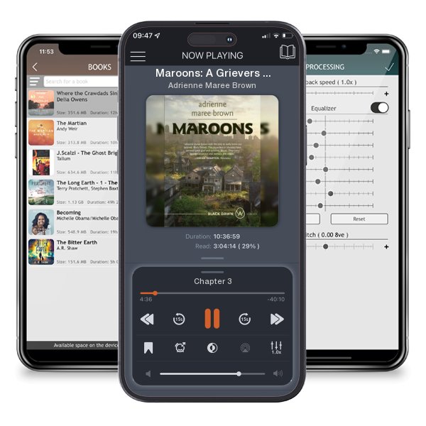 Download fo free audiobook Maroons: A Grievers Novel by Adrienne Maree Brown and listen anywhere on your iOS devices in the ListenBook app.