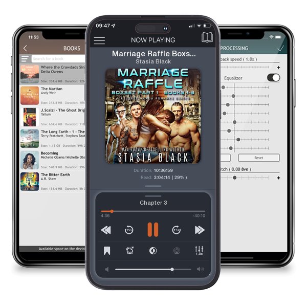Download fo free audiobook Marriage Raffle Boxset Part 1, Books 1-3 by Stasia Black and listen anywhere on your iOS devices in the ListenBook app.