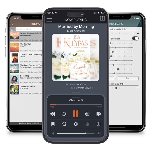 Download fo free audiobook Married by Morning by Lisa Kleypas and listen anywhere on your iOS devices in the ListenBook app.